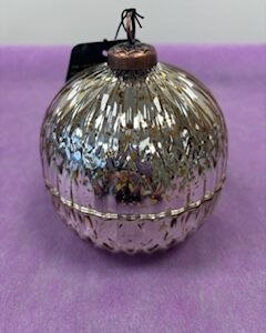Christmas ornament candle